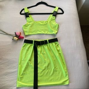 Two piece Rave Outfit